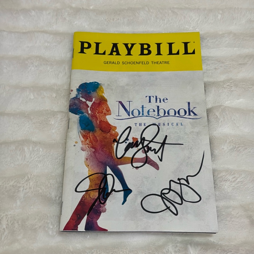 OBC SIGNED The Notebook Musical Playbill